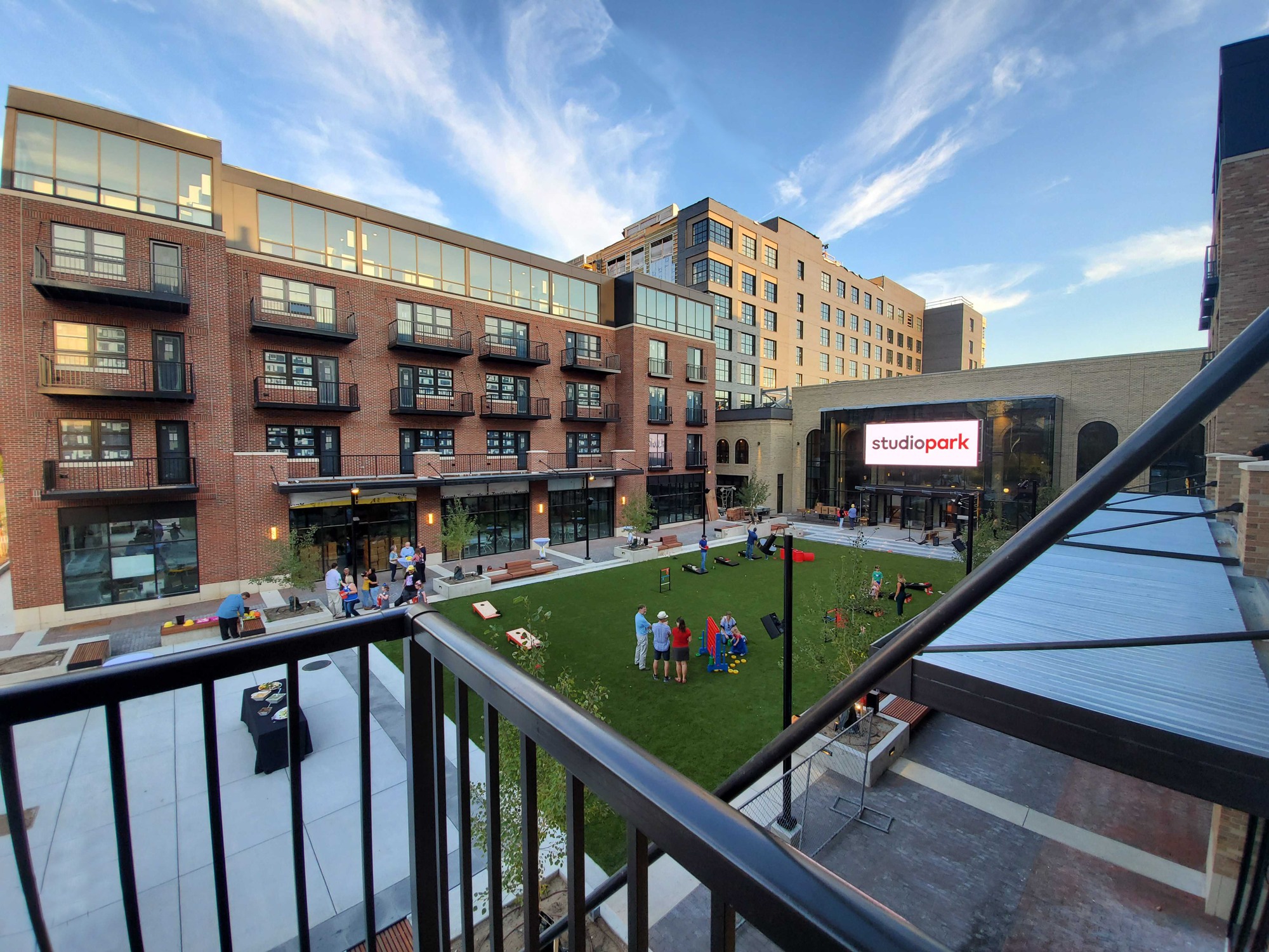 Listening Lawn at Studio Park exterior